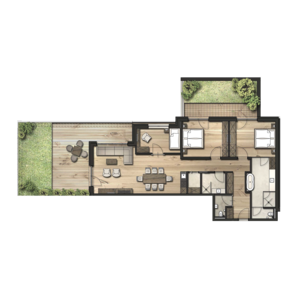 Apartment 5 Innenansicht