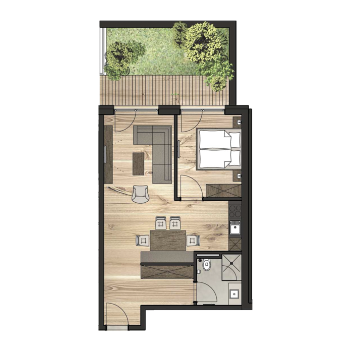 Apartment 7 Innenansicht