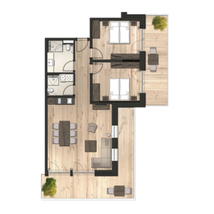 Apartment 13 Innenansicht