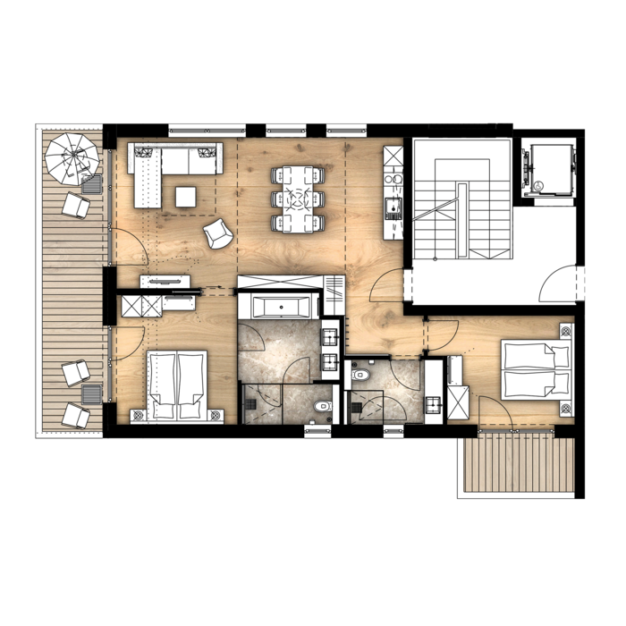 Apartment 22 Innenansicht