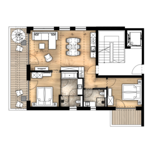 Apartment 23 Innenansicht