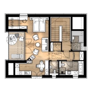Grundriss Apartment 26