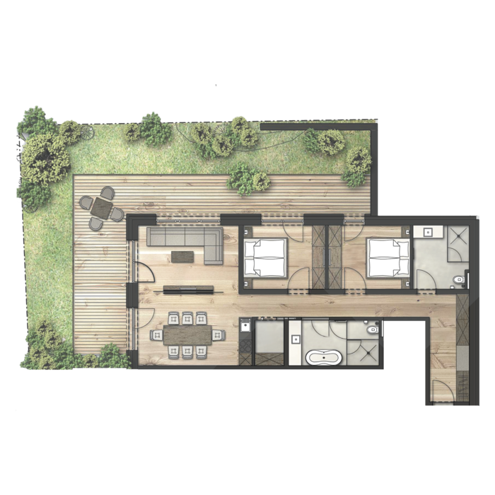 Floor plan apartment 1