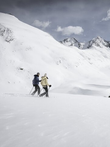 winter hiking on vacation in Obergurgl | © Ötztal Tourismus, Roman Huber