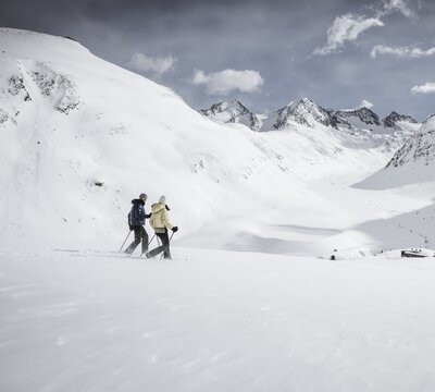 winter hiking on vacation in Obergurgl | © Ötztal Tourismus, Roman Huber